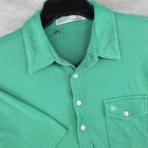 Criquet Golf Polo Mens‎ Medium Green Lawn Chair Front yard Brewing